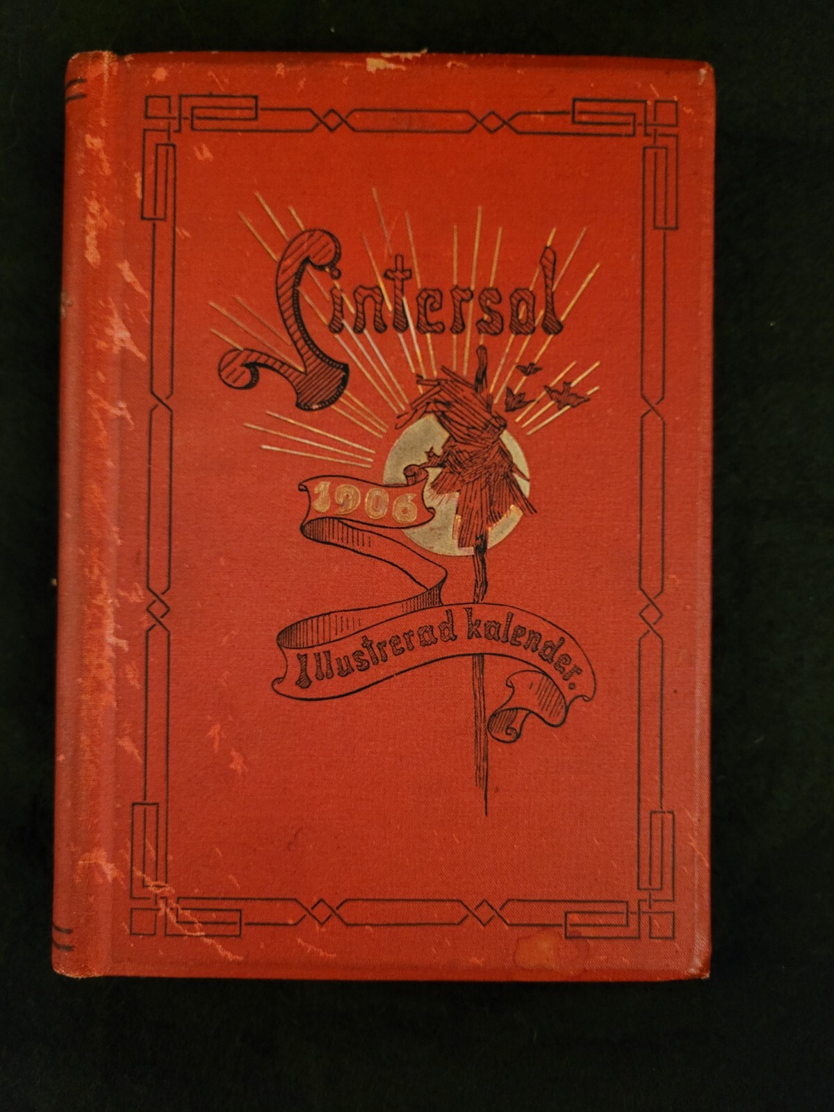 Vintersol Illustrerad Kalender 1906 Vol 14, Antique Swedish Book