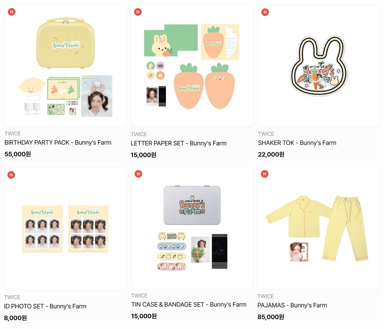 [Presale] TWICE NAYEON \'Bunny\'s Farm\' OFFICIAL MERCH.