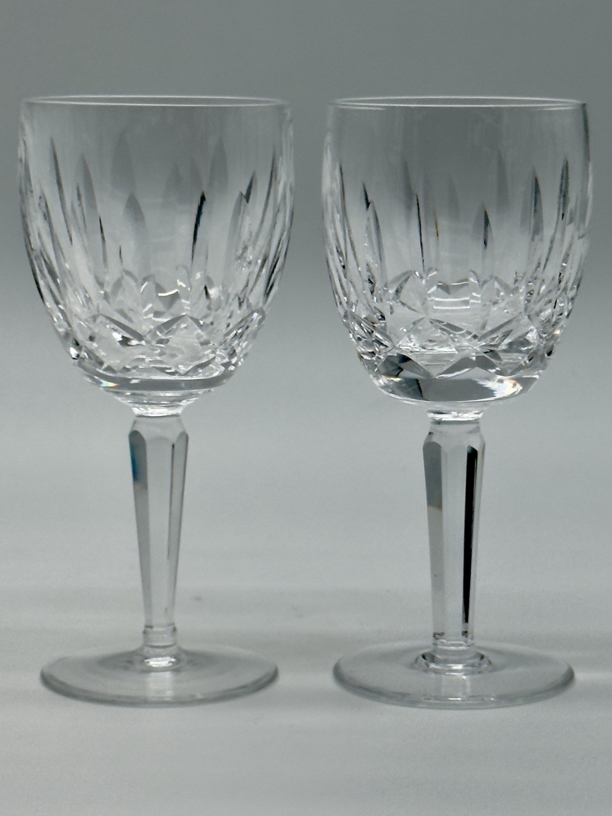 Stunning Pair of Vintage Waterford Kildare Ireland Red Wine Crystal Glass Stunning Pair of Vintage Waterford Kildare Ireland Red Wine Crystal Glass