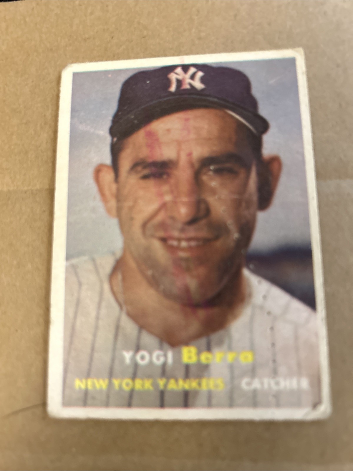 1957 Topps #2 Yogi Berra New York Yankees HOF PR