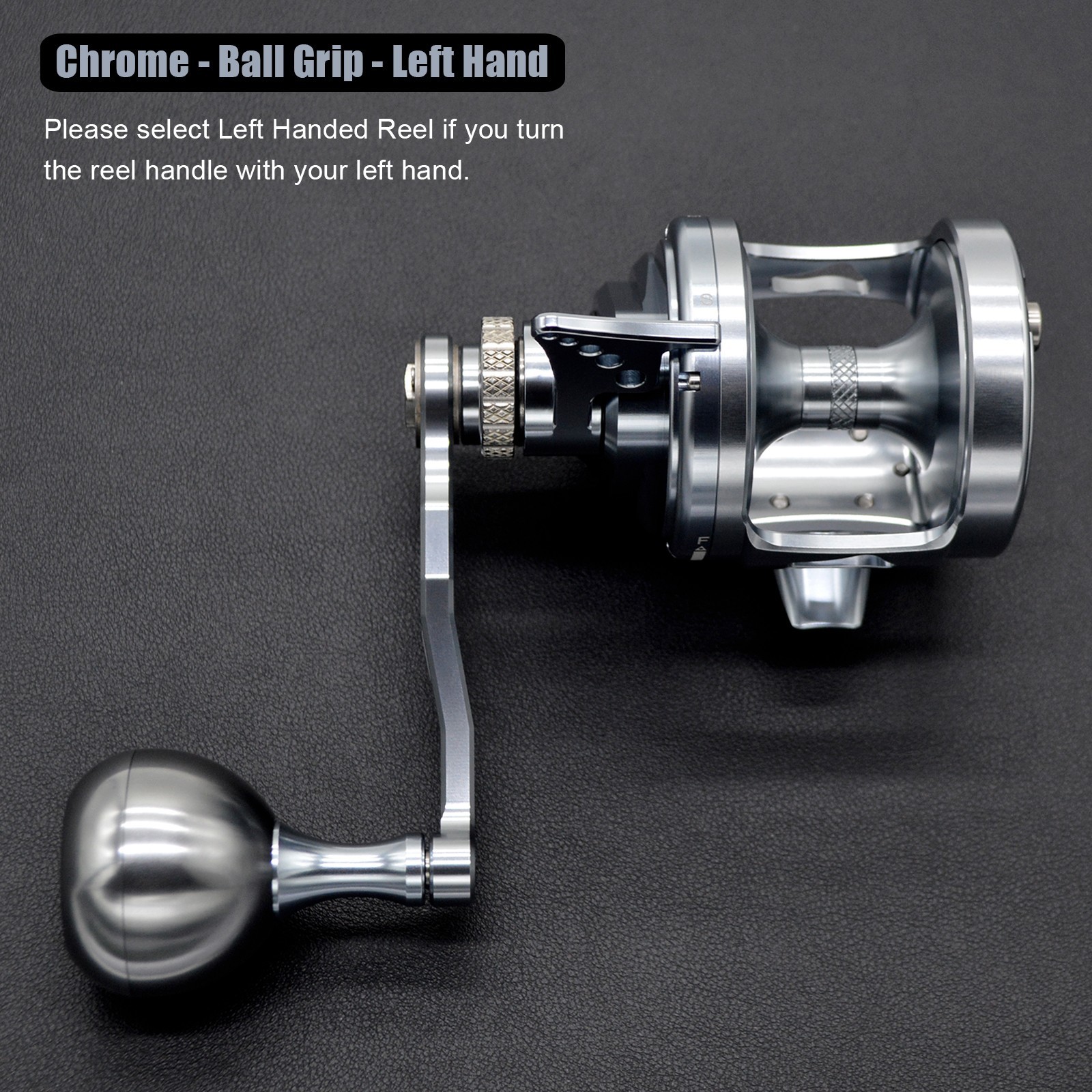 CAMEKOON Savage Jaws Trolling Fishing Reel 6.3 High Speed for Saltwater Big Game
