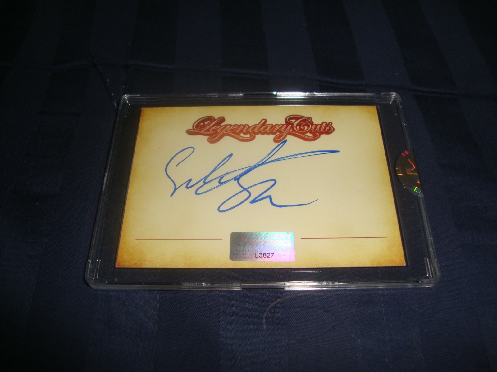 Sebastian Stan Legendary Cuts Card Signed Sebastian Stan Legendary Cuts Card Signed