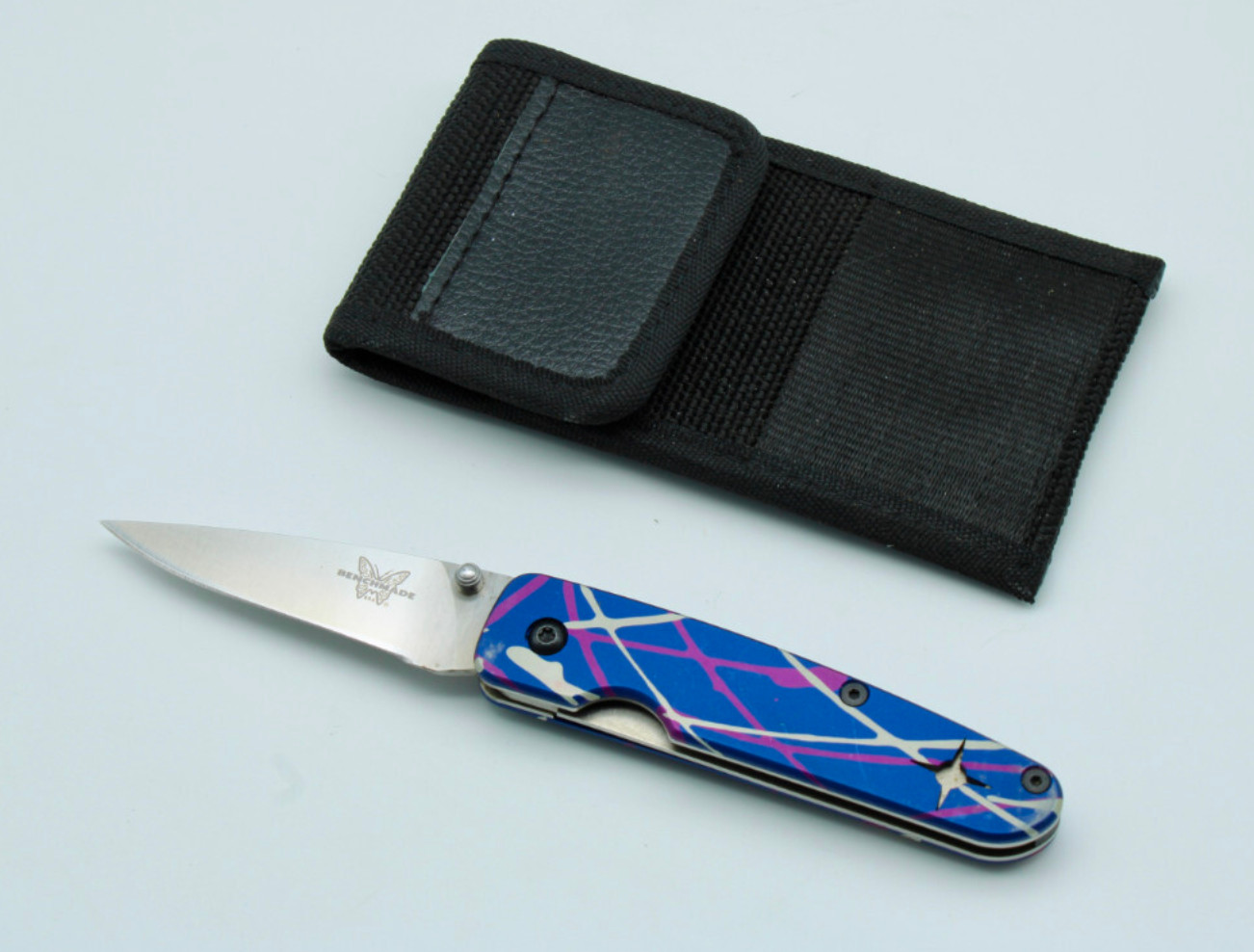 Benchmade 855-01 Liner Lock Knife Color Trails (2.9\