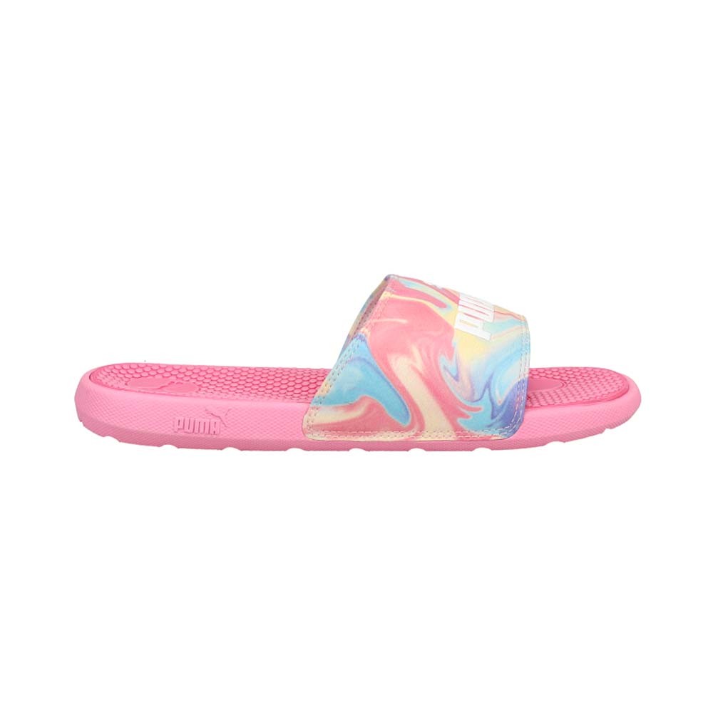 PUMA Cool Cat Ice Cream Swirl Slides Womens Pink Casual Sandals 38695201 PUMA Cool Cat Ice Cream Swirl Slides Womens Pink Casual Sandals 38695201