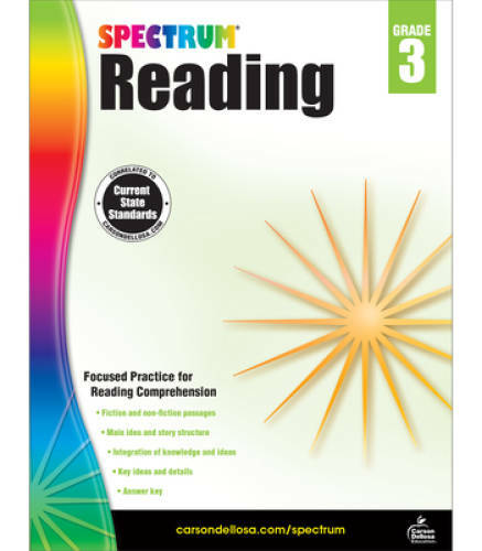 Spectrum Reading Workbook, Grade 3 - Paperback By Spectrum - GOOD