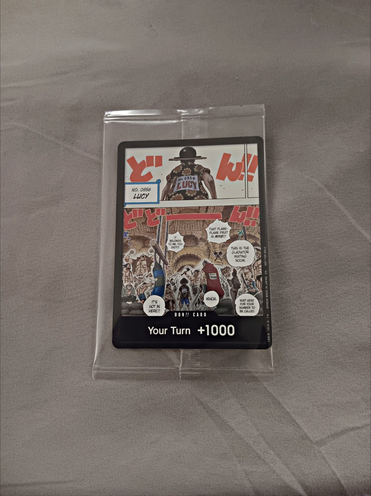 One Piece 2026 Flame-Flame Fruit Coliseum DON Card - Mint & Sealed