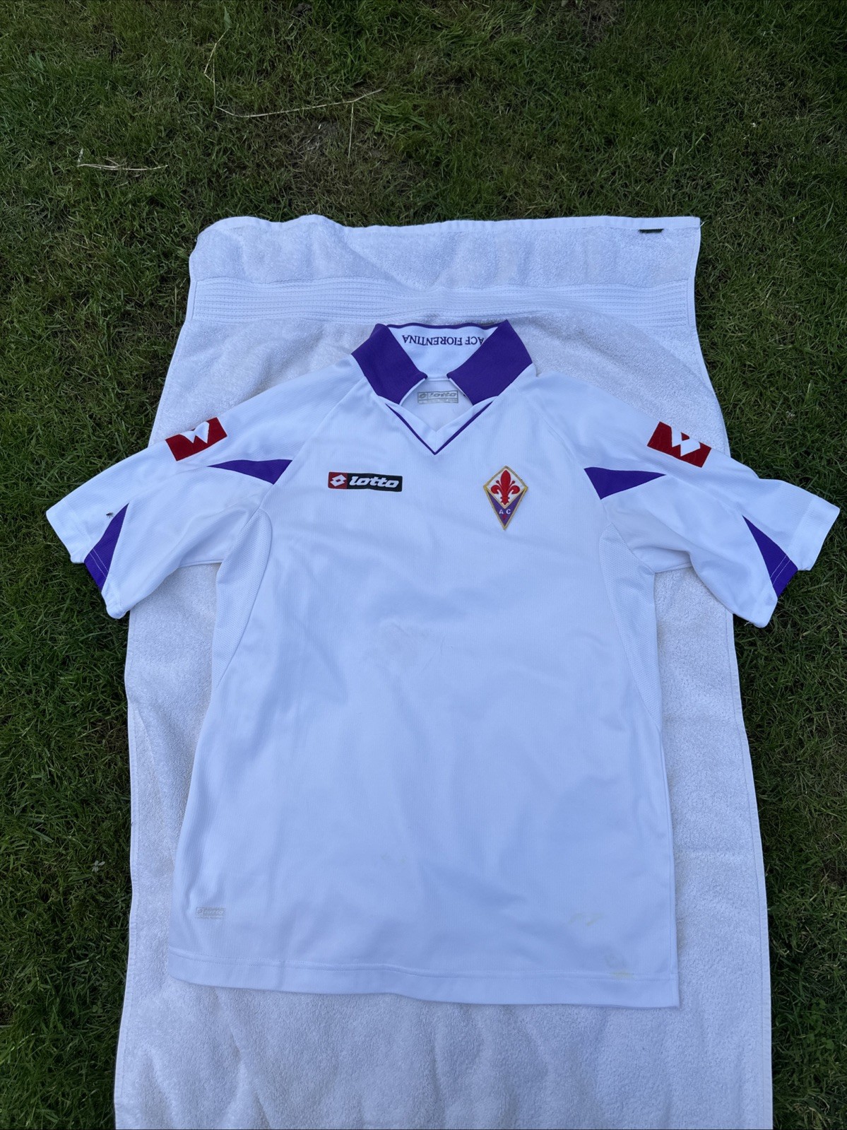 Used Lotto ACF Fiorentina Away Jersey White