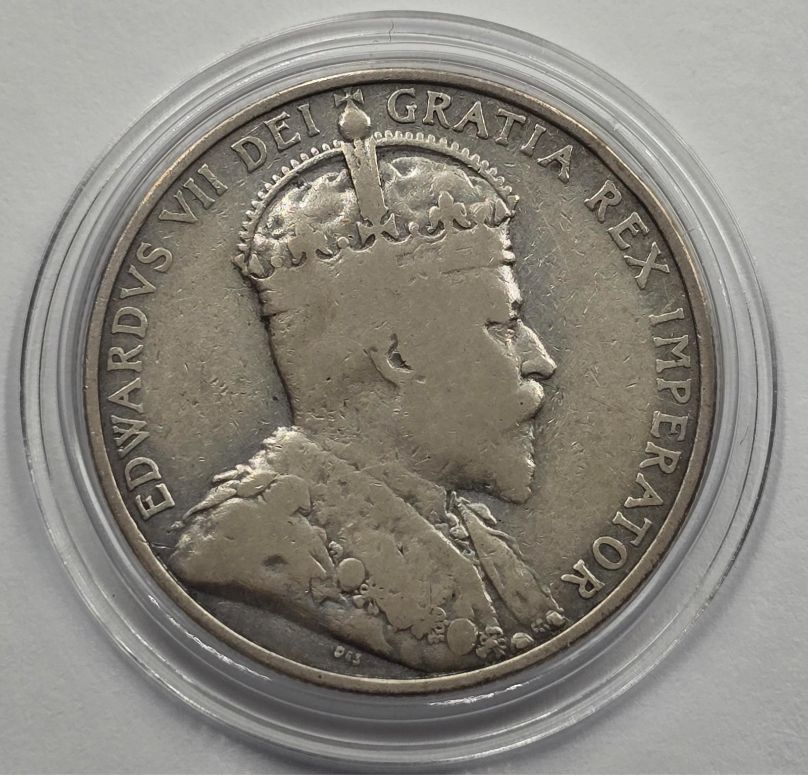 CYPRUS SILVER 18 PIASTRES 1907 KING EDWARD COIN RARE