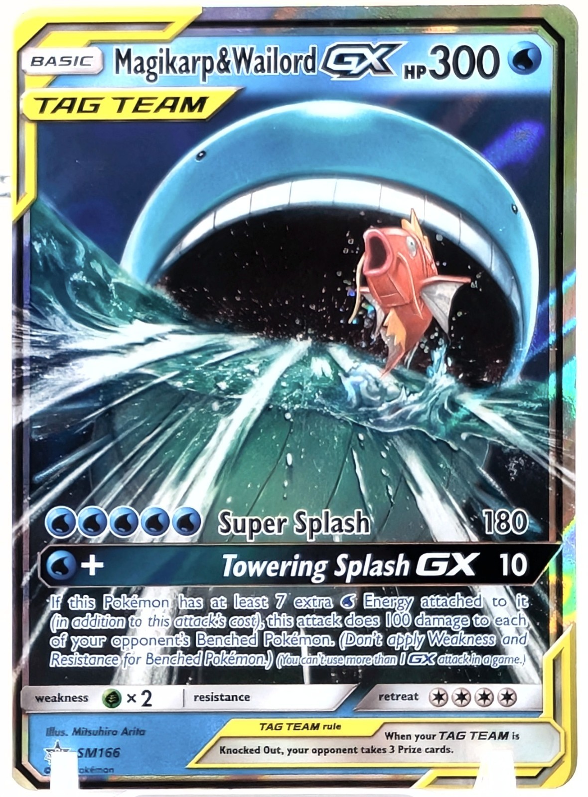 The Pokémon Company Magikarp & Wailord GX SM166 SM Promo Holo EN 2019 HP