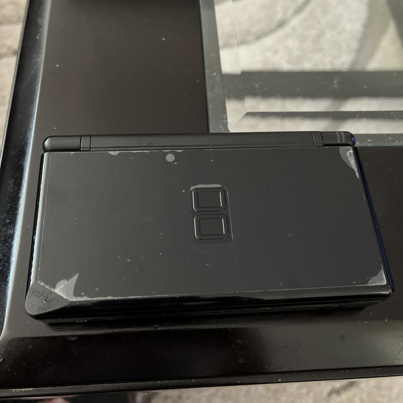 Nintendo DS Lite Handheld Video Game System Onyx Black Works No Charger Stylus Nintendo DS Lite Handheld Video Game System Onyx Black Works No Charger Stylus