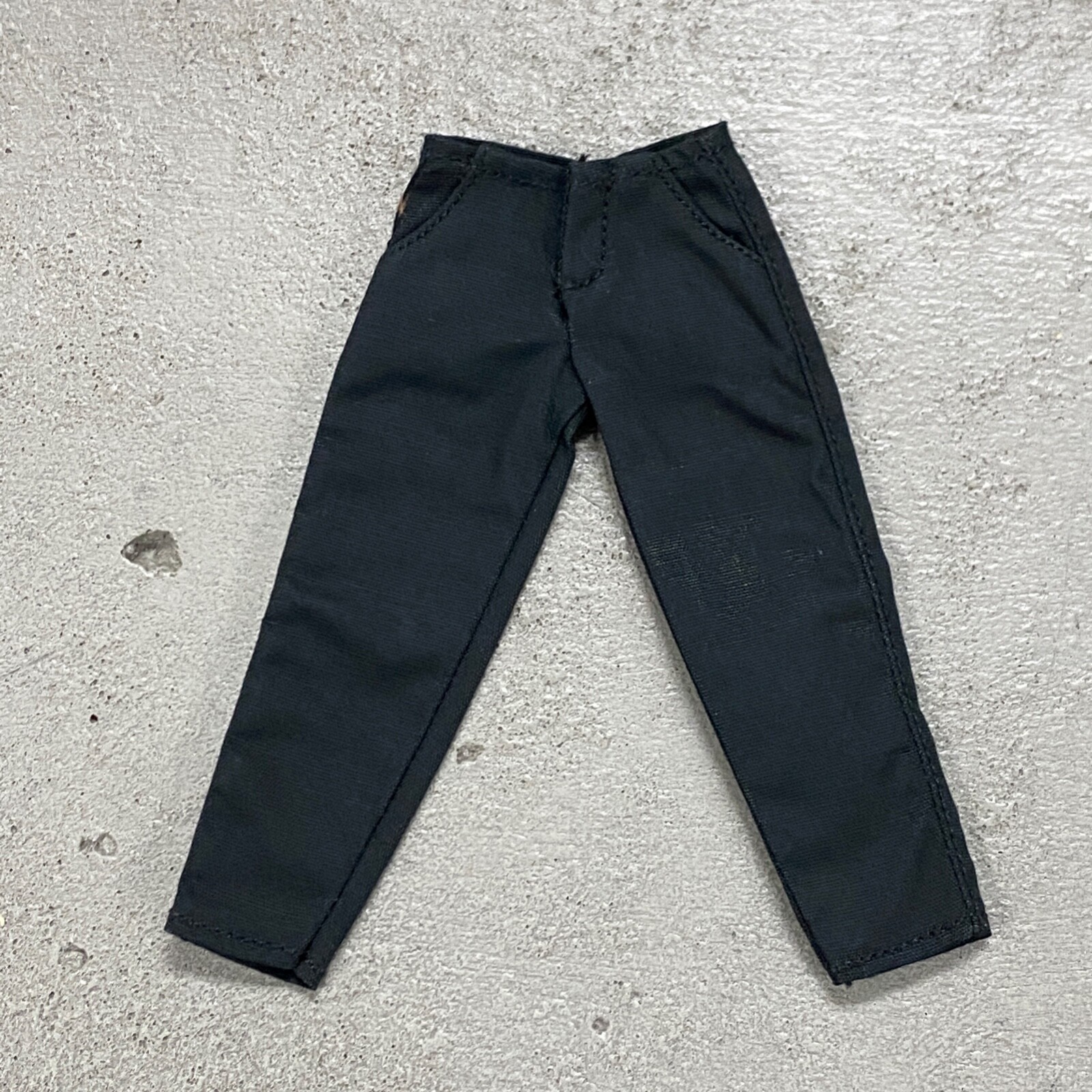 MO-RXPT-BLK: 1/12 Relax Fit Casual Pants for 6