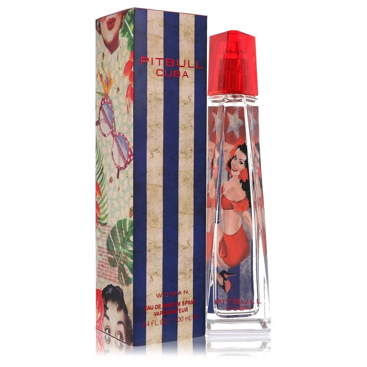 Pitbull Cuba Eau De Parfum Spray By Pitbull - 3.4 oz