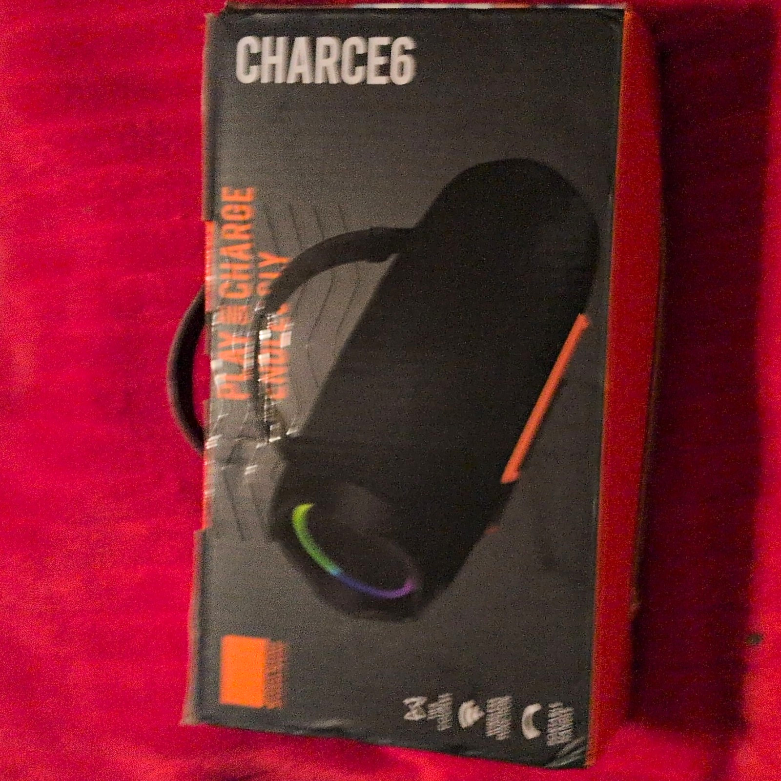 CHARGE6 Wireless Portable Speaker, Black, 8h Battery Life