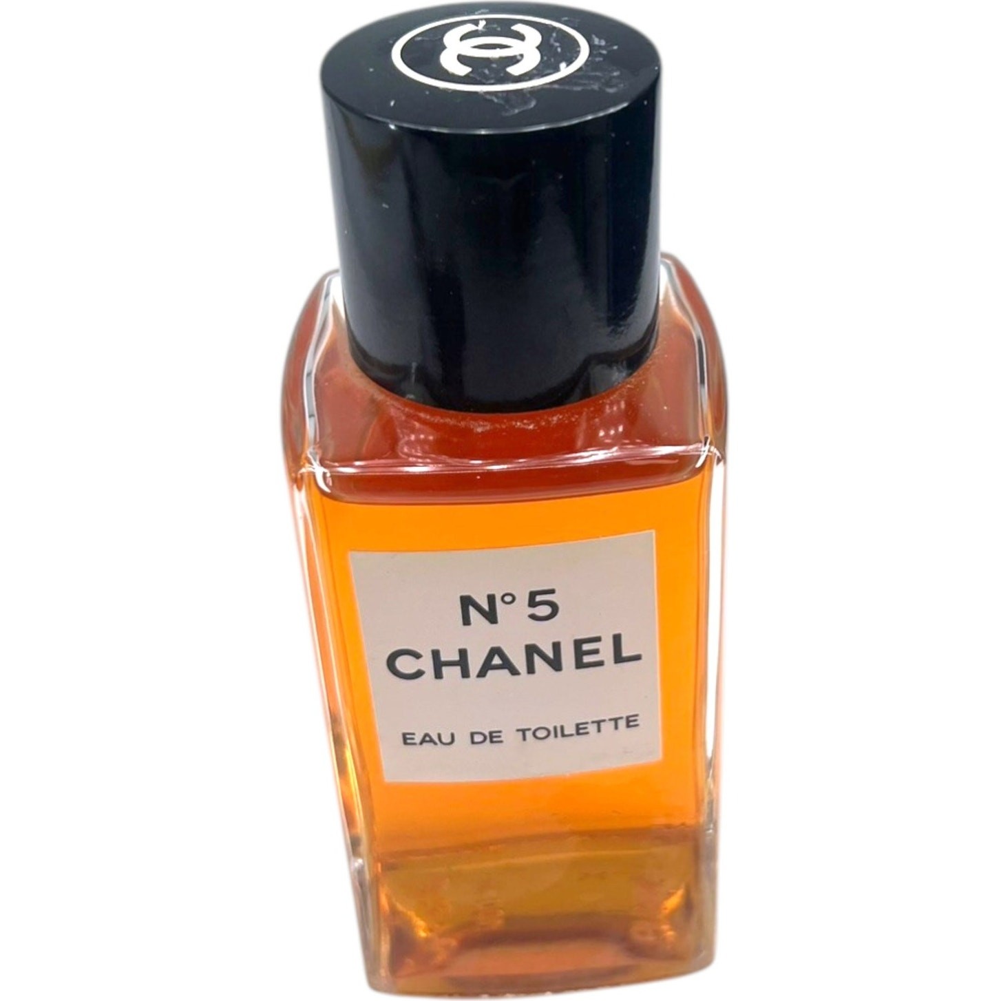 Vintage bottle Chanel No. 5 Eau de Toilette 3.4 fl oz pre 1980\'s Perfume Spray 