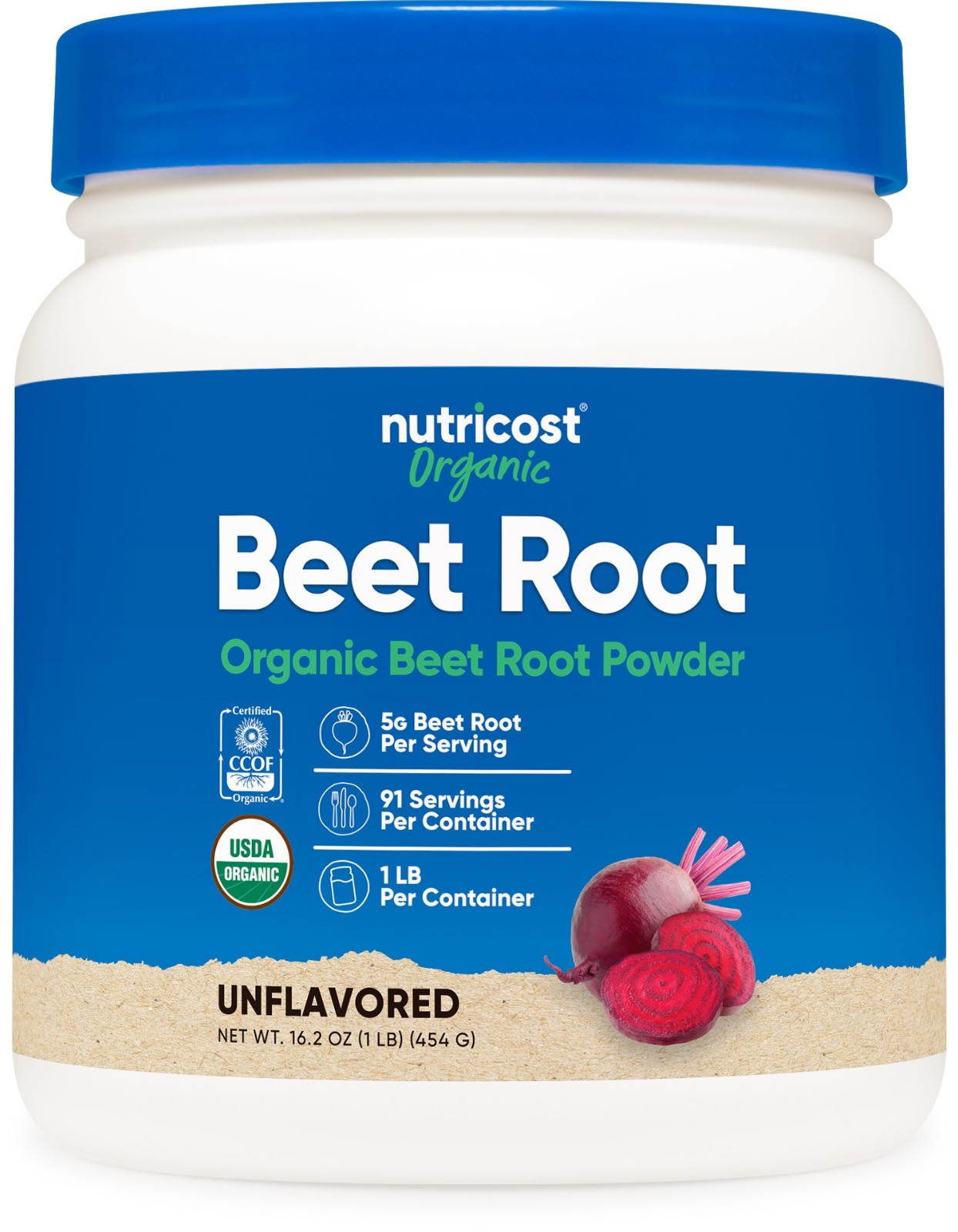 Nutricost Organic Beet Root Powder 1 LB - Superfood, Certified USDA Organic Nutricost Organic Beet Root Powder 1 LB - Superfood, Certified USDA Organic