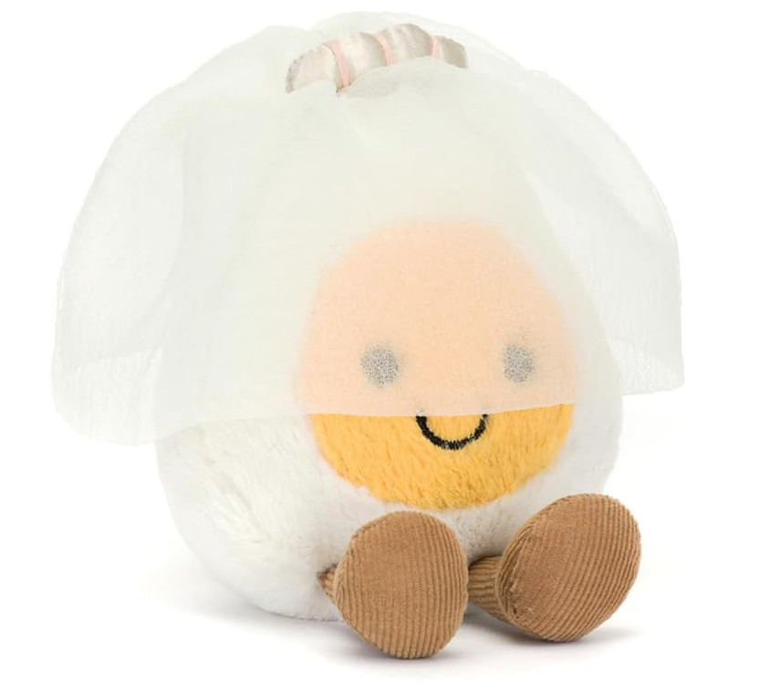 Authentic NWT Jellycat Amuseables Boiled Egg Bride