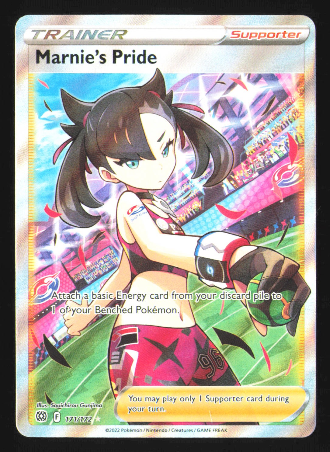 SWSH09: Brilliant Stars #171/172 Marnie's Pride (Full Art)