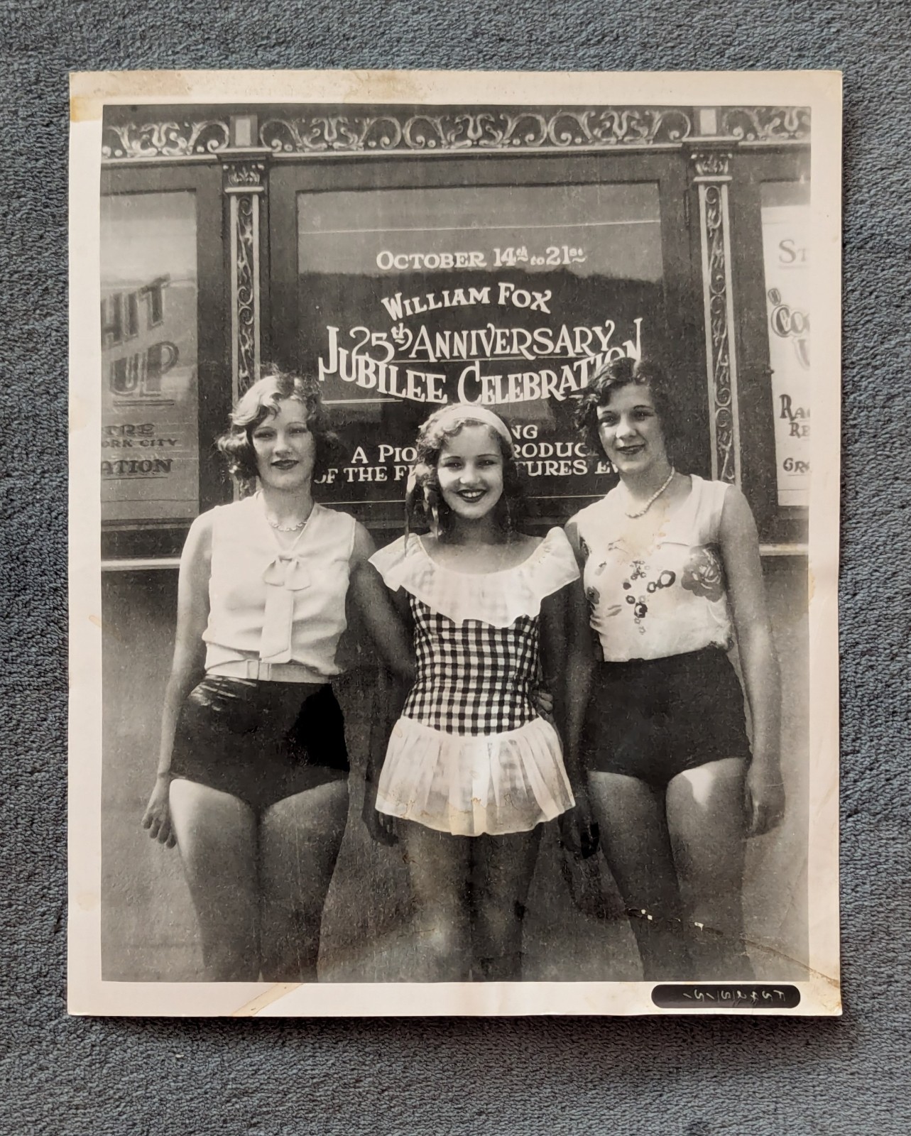 Betty Grable Age 13 Fox Studios Press Publicity Photo c1940s RARE