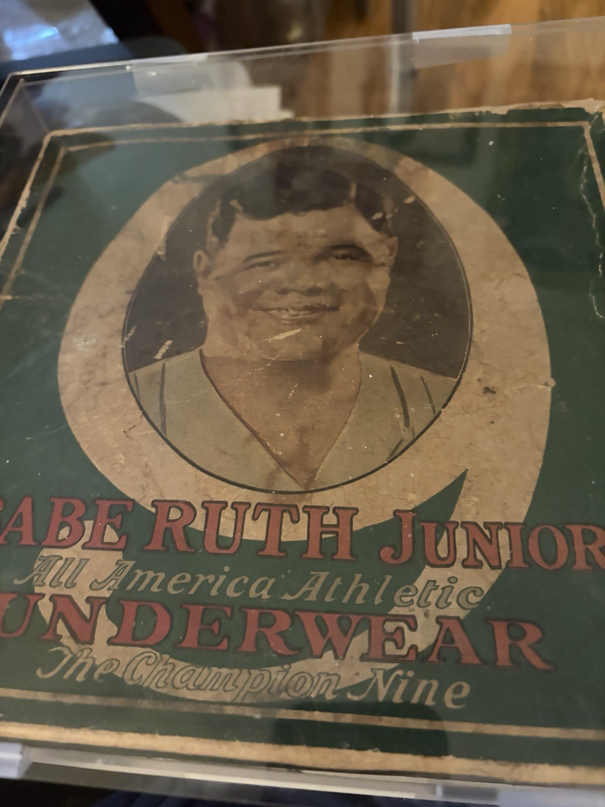 Circa 1920s 1930s Babe Ruth Complete Underwear Box