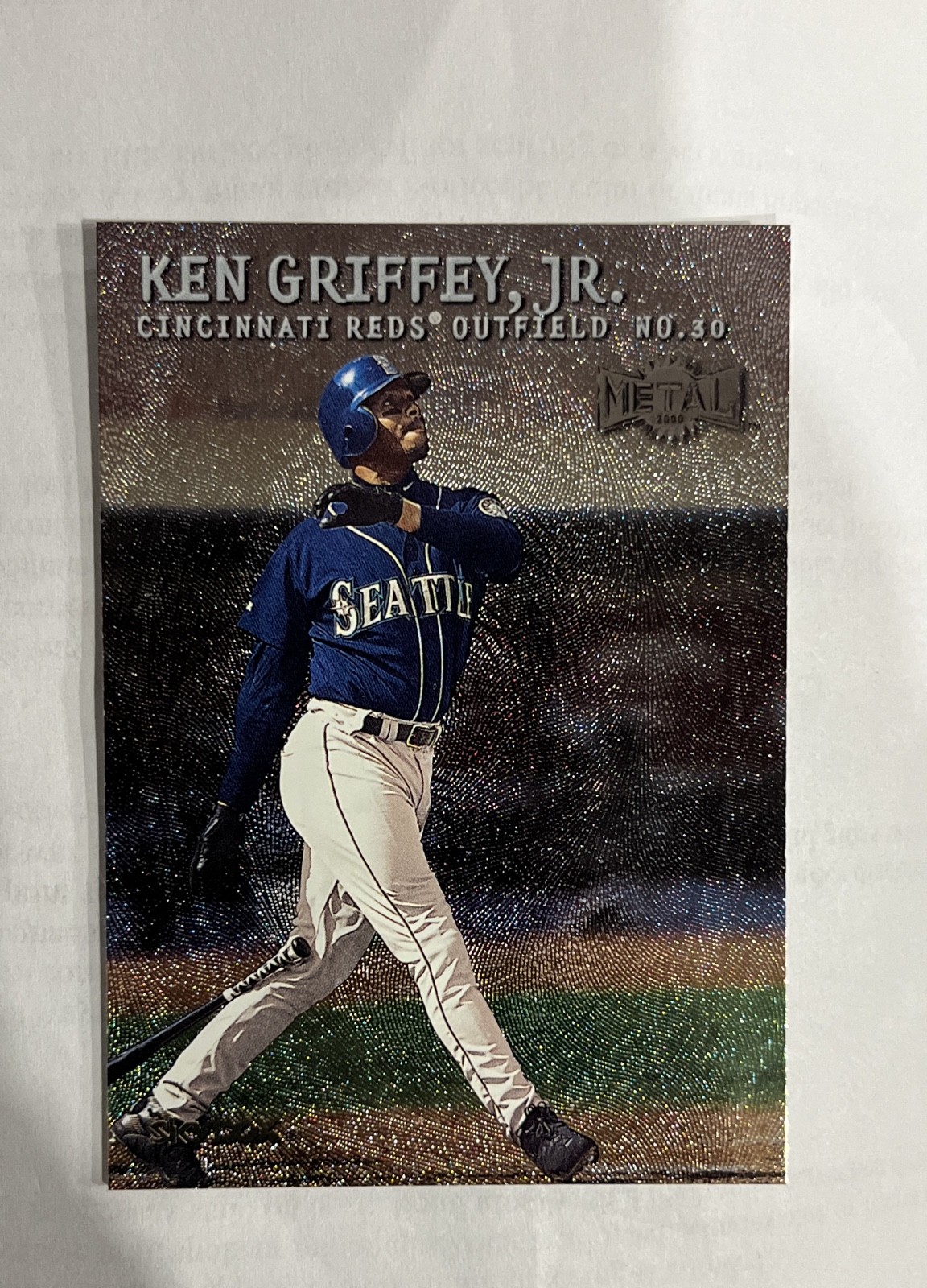 2000 Skybox Metal - Ken Griffey Jr #76