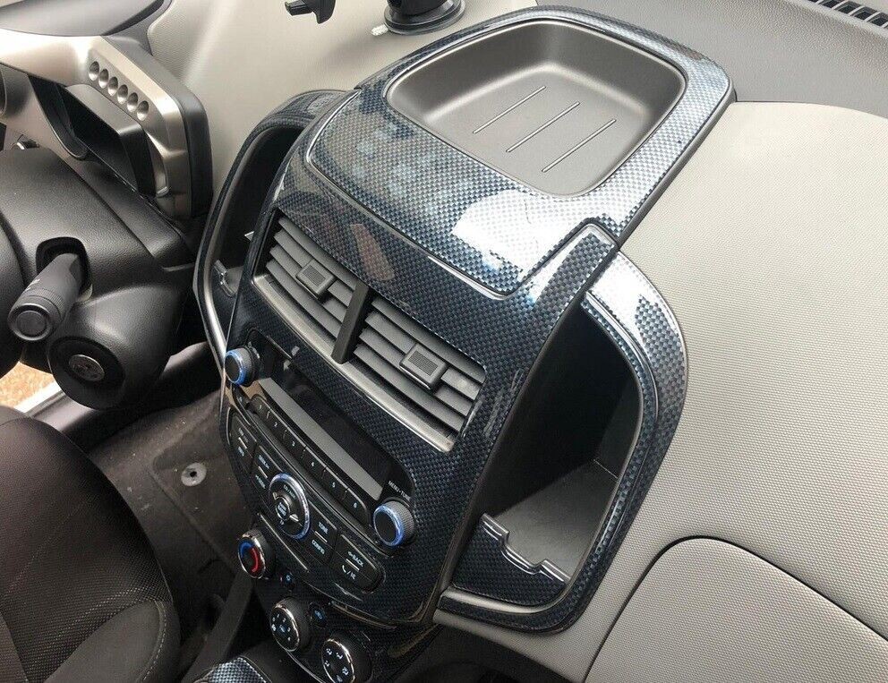 Interior Dash Trim Cover Set Fits For Citroen C4 HB 2005-2010 14 PCS Carbon Look