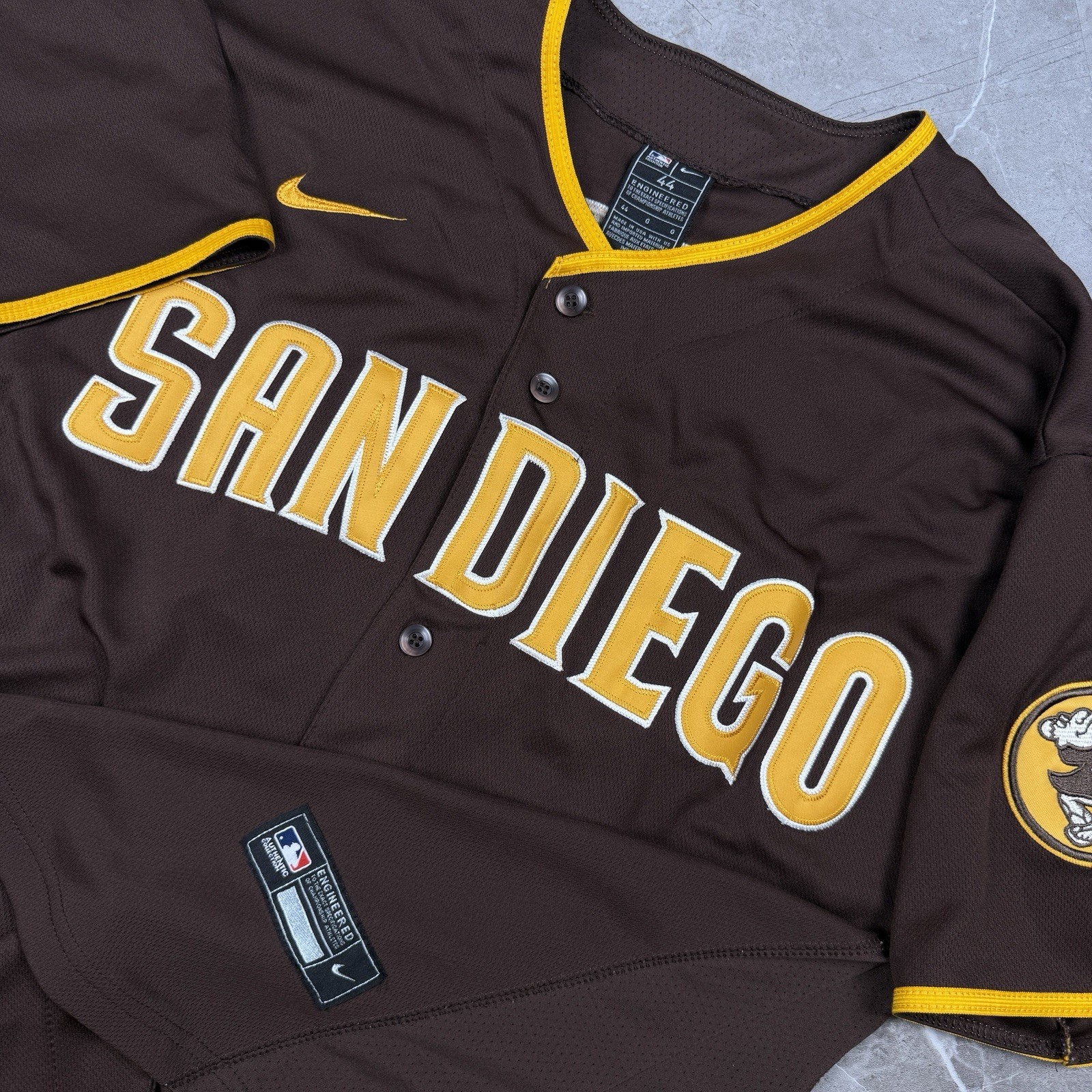 Nike San Diego Padres Fernando Tatis Size 44 Brown Men’s Jersey 