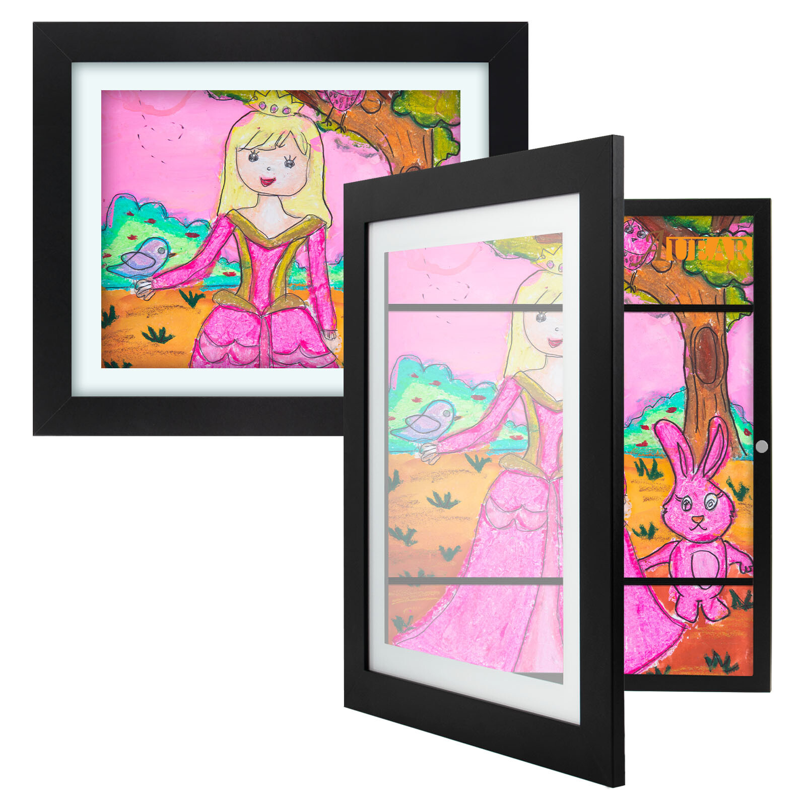 Front Opening 10x12.5 Photo Picture Frame Wall Tabletop Art