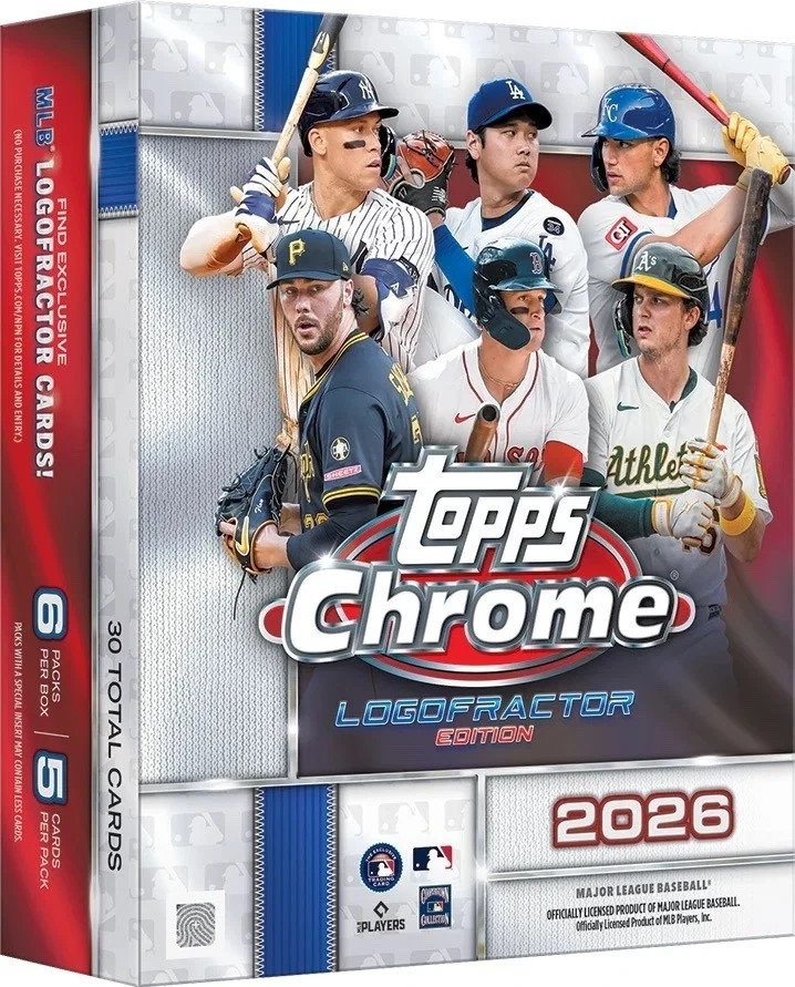 2026 MLB Topps Chrome Logofractor Edition - Factory Sealed -eBay LIVE RIP 2026 MLB Topps Chrome Logofractor Edition - Factory Sealed -eBay LIVE RIP