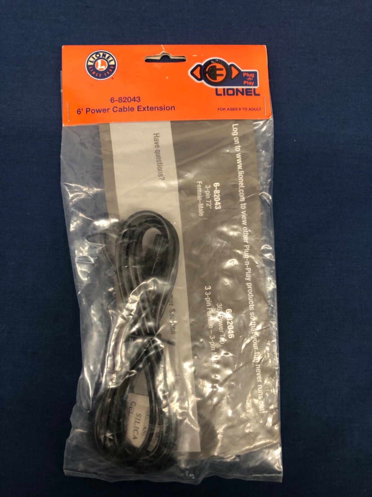 Lionel 6’ Power Cable Extension 6-82043
