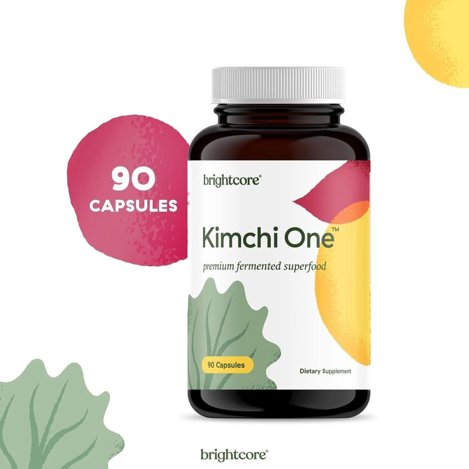 1-3x Brightcore Nutrition One Kimchi Kimchi Powder Capsules Probiotics Enzymes 1-3x Brightcore Nutrition One Kimchi Kimchi Powder Capsules Probiotics Enzymes