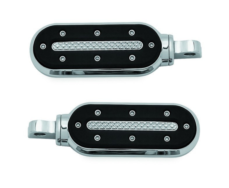 Kuryakyn 7031 Heavy Industry Foot Pegs - Male Mount (Pair), CHROME Kuryakyn 7031 Heavy Industry Foot Pegs - Male Mount (Pair), CHROME