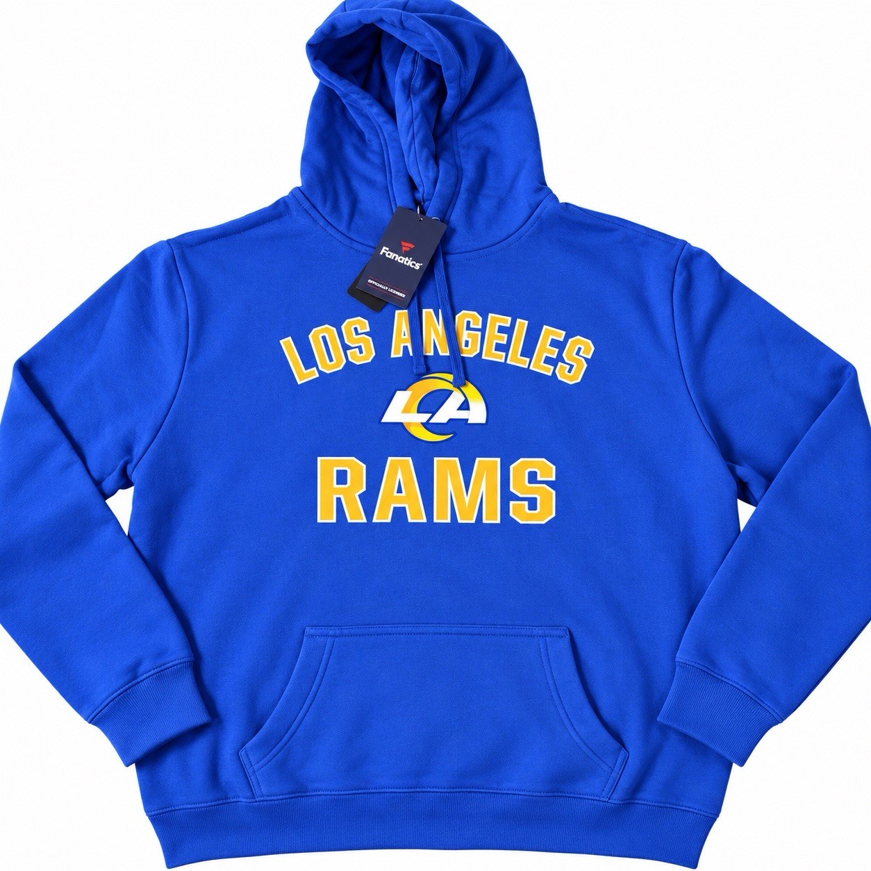 New Fanatics Los Angeles Rams Royal Blue Pullover Hoodie Men’s 3XL NFL