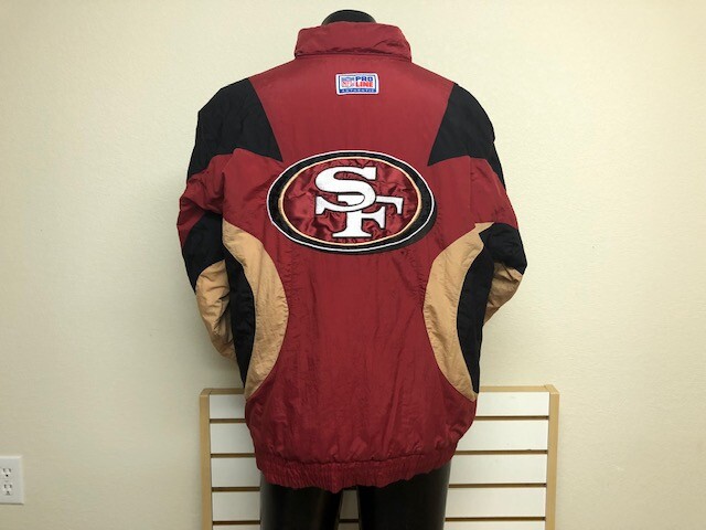Vintage San Francisco 49er\'s Pro Line Reebok  puffer Jacket Size Medium NFL nice