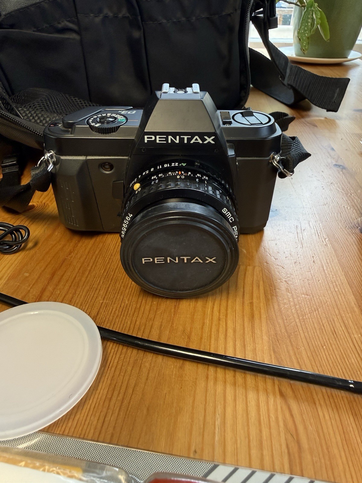 Vintage SLR Pentax P3N 35mm Film Camera 300mm 50mm Lens Case Flash Accessories Vintage SLR Pentax P3N 35mm Film Camera 300mm 50mm Lens Case Flash Accessories