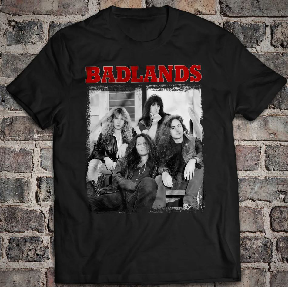 Badlands Classic Band Rock Music T-Shirt Cotton For Men Women UU463 Badlands Classic Band Rock Music T-Shirt Cotton For Men Women UU463