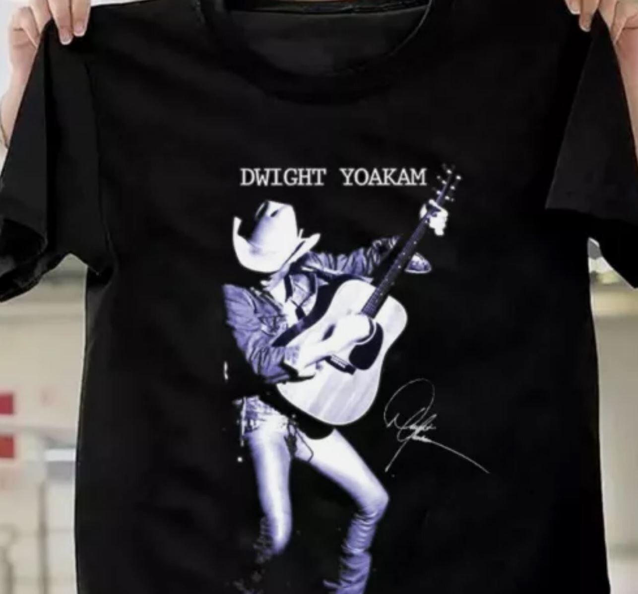Vtg Dwight Yoakam Signature Short Sleeve All Size S-5Xl Shirt