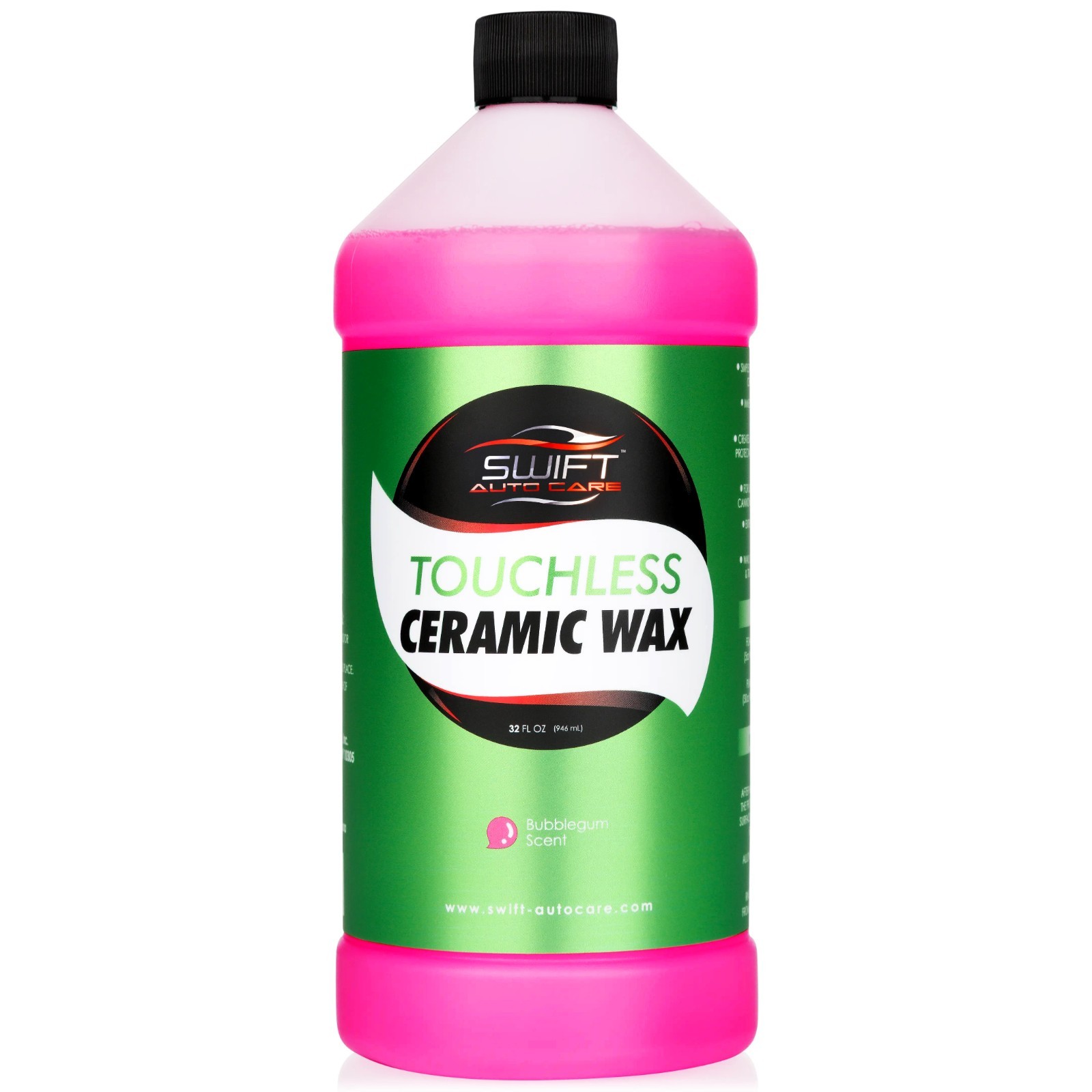 Swift Touchless Ceramic Foamable Wax (32 Fl Oz) – Foam On/Rinse Off