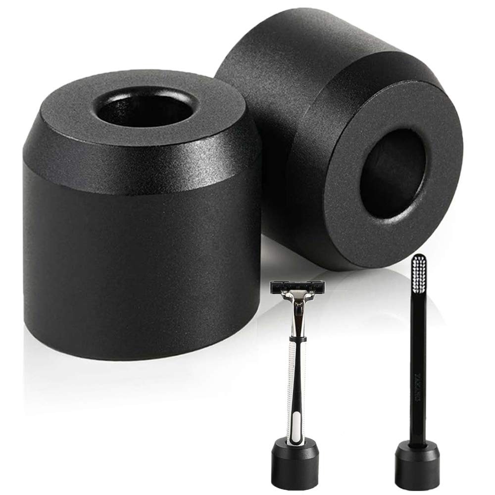 Caudblor 2Pcs Men\'s Shaving Safety Razor Stand, 2 Count (Pack of 1), black Caudblor 2Pcs Men\'s Shaving Safety Razor Stand, 2 Count (Pack of 1), black