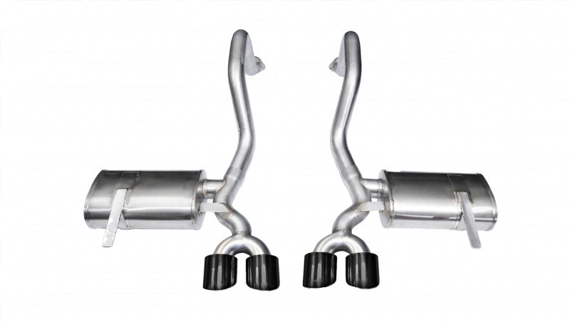 CORSA Performance Black Xtreme Axle-Back Exhaust for Chevrolet Corvette C5