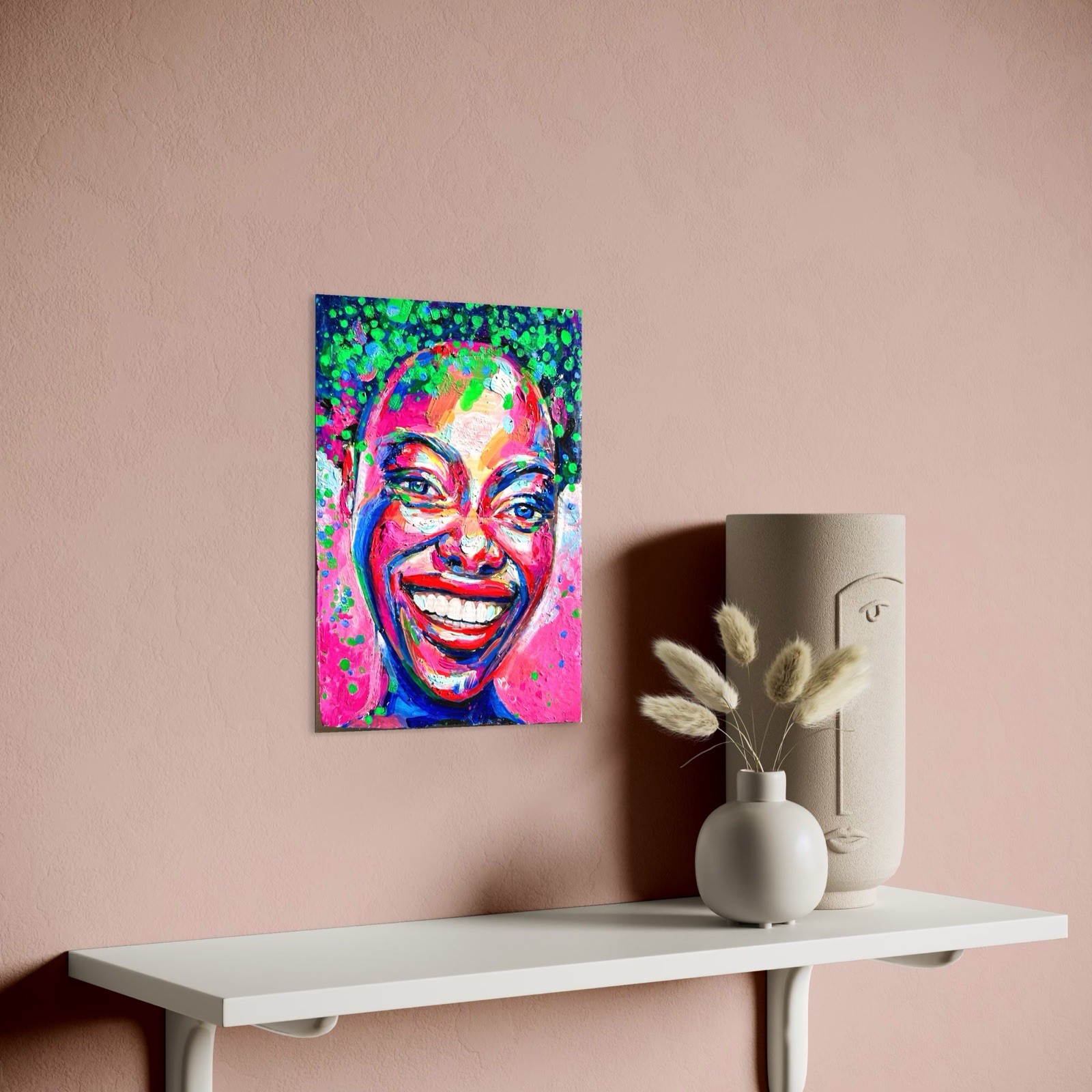 Original Painting - Expressive Portrait Art - Woman Impasto Oil