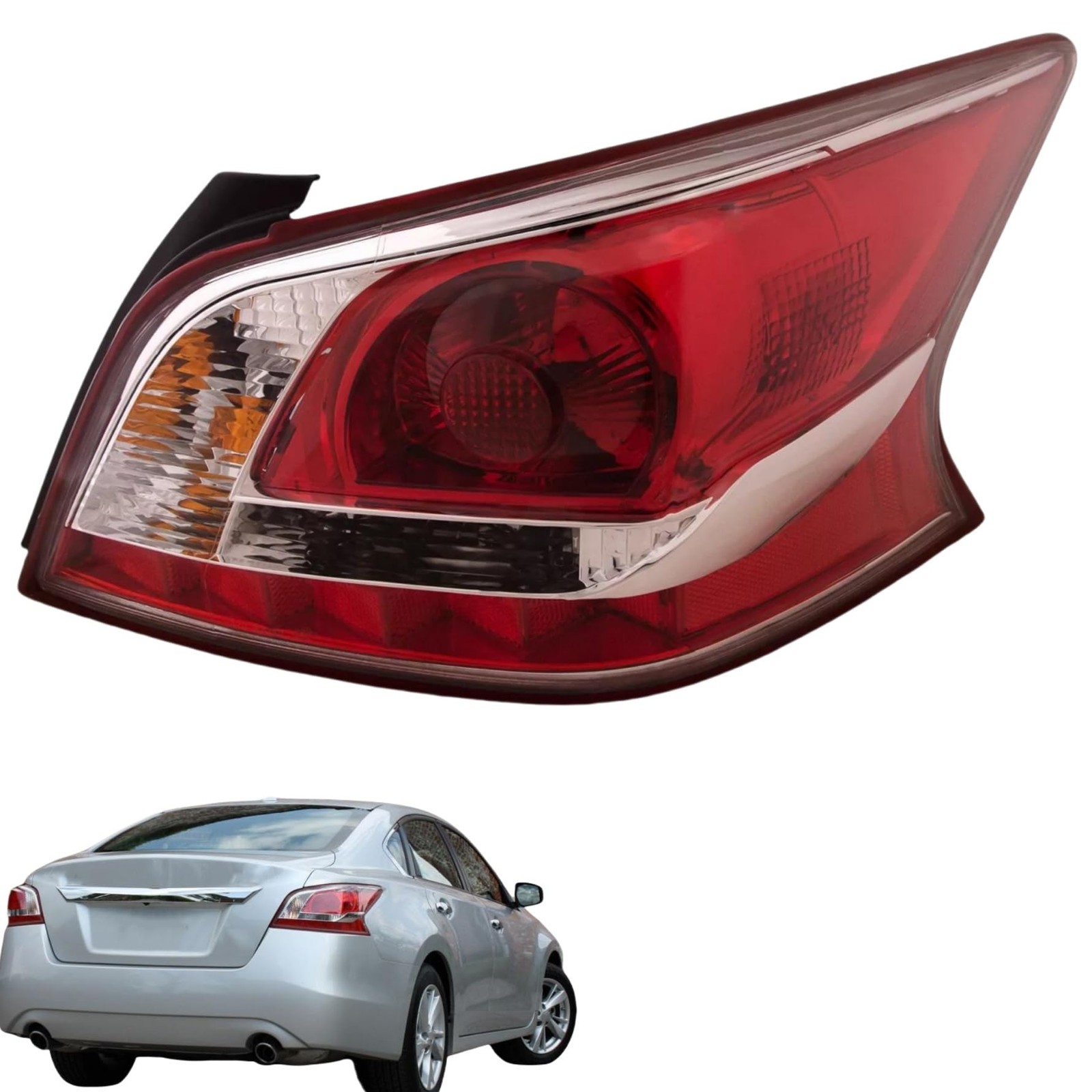 1 Pack Right Side Tail Light Replacement for 2013 Altima 26550-3TG0B