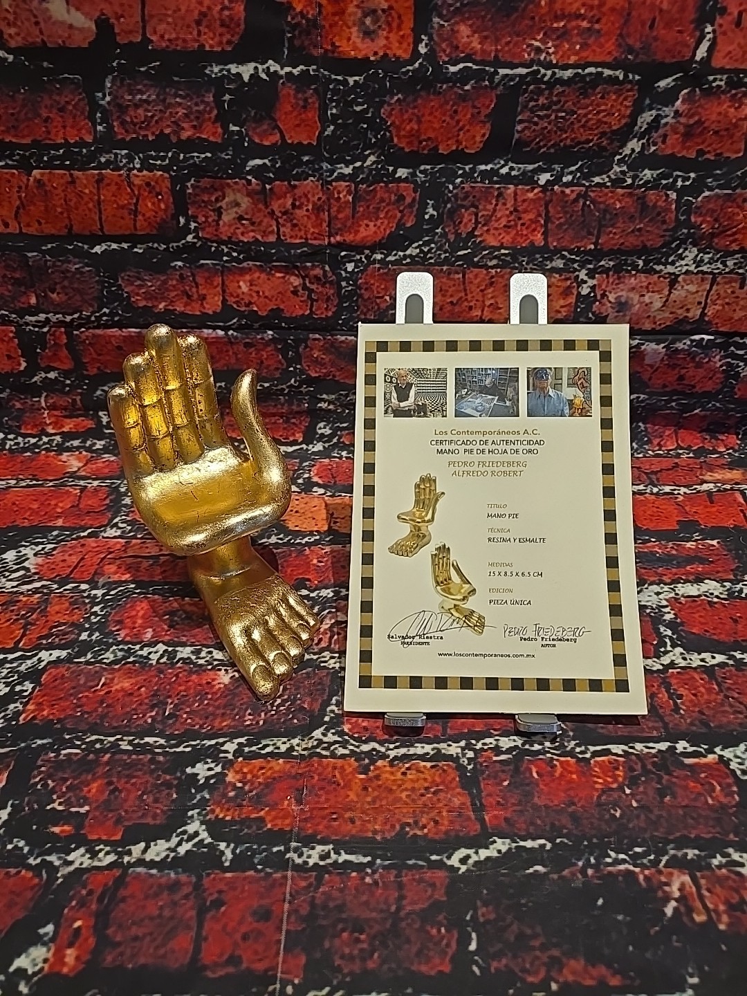 ORIGINAL Pedro Friedeberg HAND-FOOT Sculpture - 6\