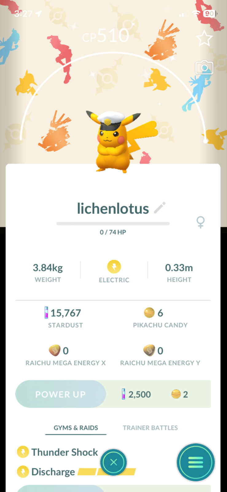 Pokémon Shiny Pikachu Wearing Captain\'s Hat *2026 New Release* Pokémon Shiny Pikachu Wearing Captain\'s Hat *2026 New Release*