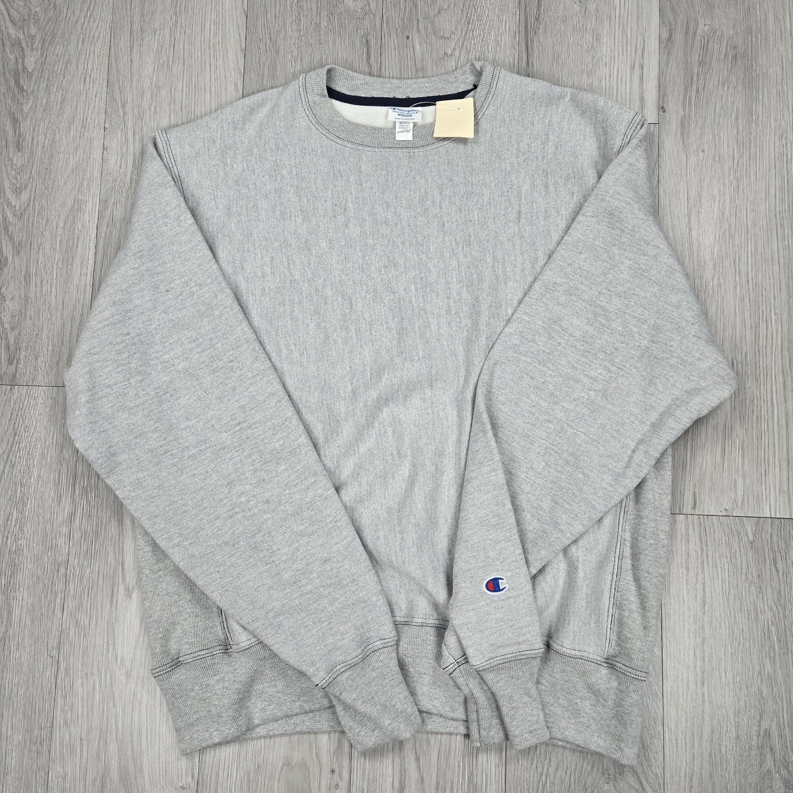 Vintage Champion Sweatshirt Medium Gray Reverse Weave Long Sleeve 90s Y2K...