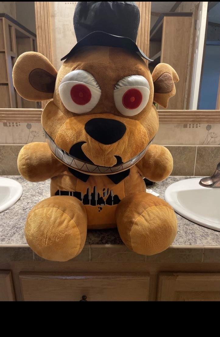 FNAF Five Nights At Freddy\'s NIGHTMARE FREDDY Large Jumbo 26” Plus Funko FNAF Five Nights At Freddy\'s NIGHTMARE FREDDY Large Jumbo 26” Plus Funko