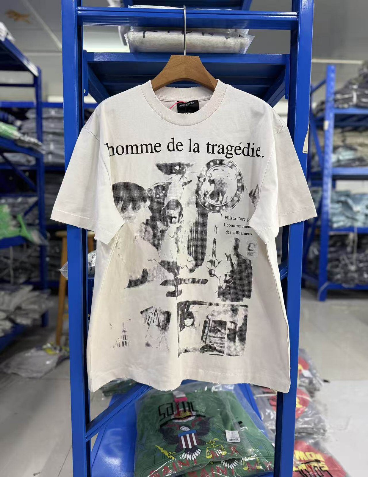 American Streetwear Vintage Washed Graphic T Shirt Unisex Casual Short Top Tee