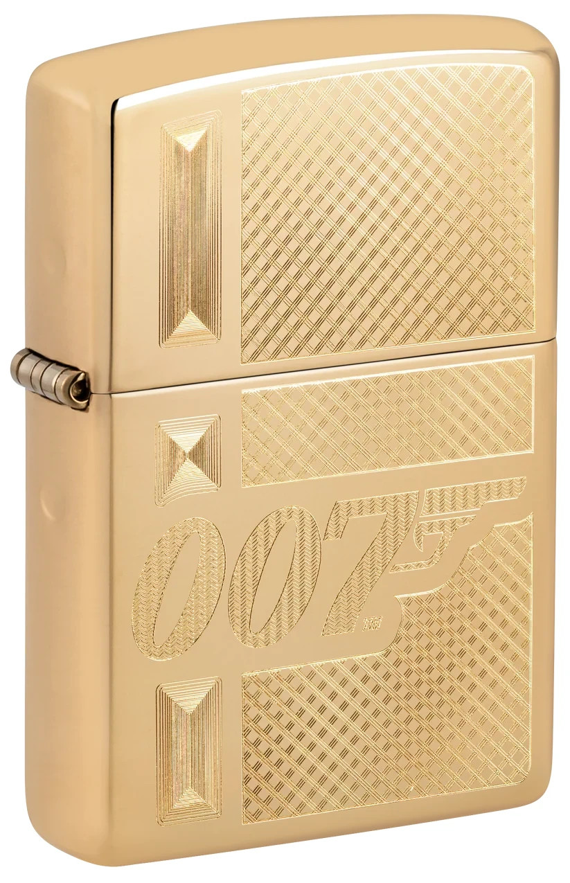Zippo 47413, James Bond 007 Engraved Design, High Polish Brass Lighter Zippo 47413, James Bond 007 Engraved Design, High Polish Brass Lighter