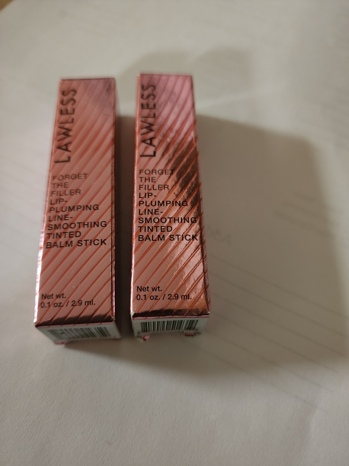 2pk LAWLESS Forget the Filler Lip Plumping Line Smoothing Tinted Balm POSEY New. 2pk LAWLESS Forget the Filler Lip Plumping Line Smoothing Tinted Balm POSEY New.