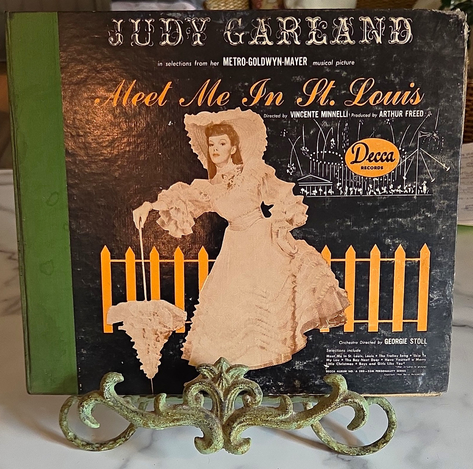 Vintage 1944 Decca  Judy Garland Meet Me In St. Louis 78 RPM Shellac 3 Box set 