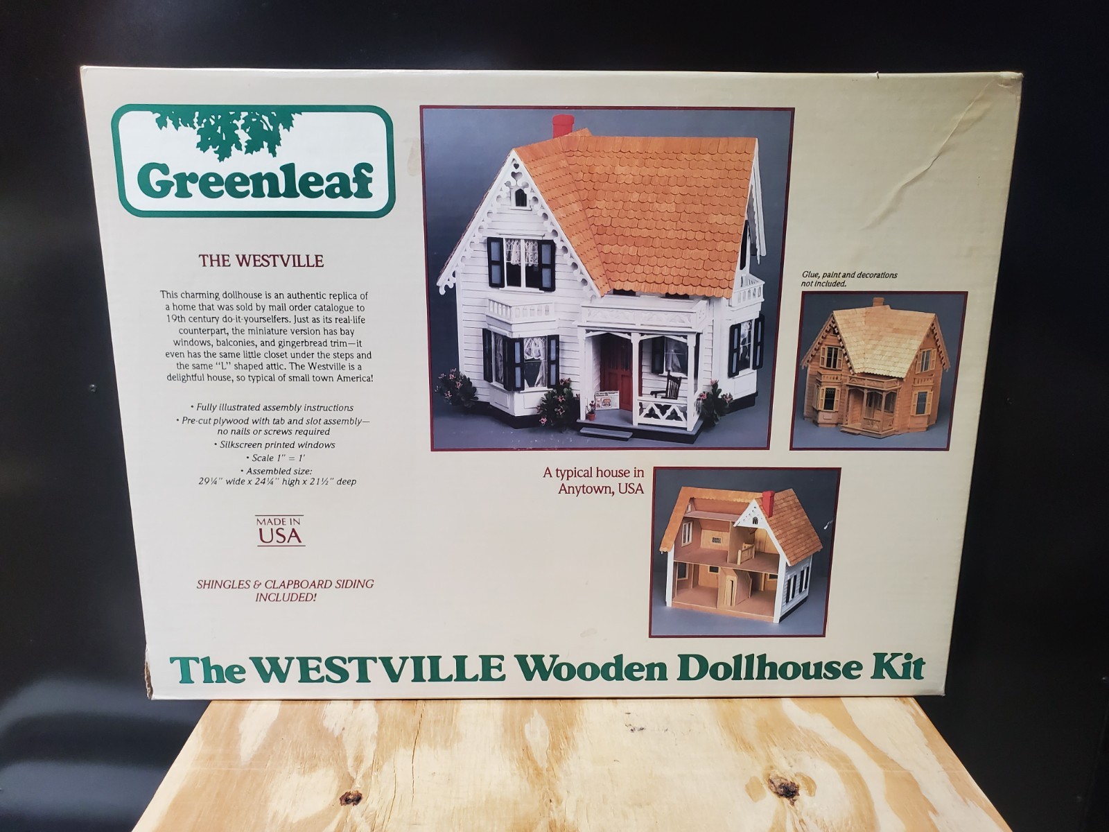 Greenleaf Dollhouses The Westville Cottage Dollhouse Kit by No. 8013